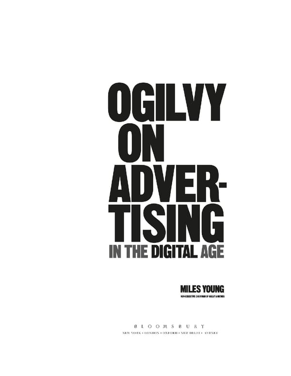 Ogilvy on Advertising in the Digital Age - Page 3