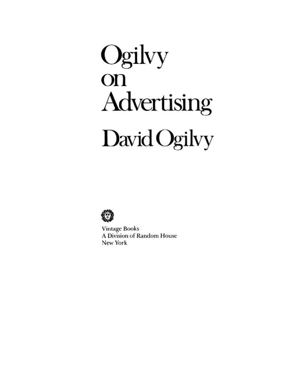 Ogilvy on Advertising - Page 3